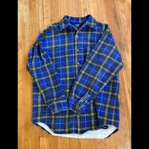 A&b classics large flannel shirt